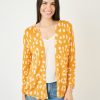 Women Daniel Rainn | Jaylee Abstract Print Cardigan N603 Apricot