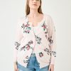 Curvy Daniel Rainn | Deborah Long Sleeve Cardigan (Plus Size) H479 Blush