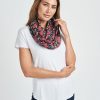 Women Daniel Rainn | Wanda Pink Floral Infinity Scarf H768 Multi