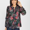 Women Daniel Rainn | Daniel Rainn Aggie Blouse J700N Black