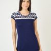 Women Daniel Rainn | Emmie Pointelle Sweater Indigo